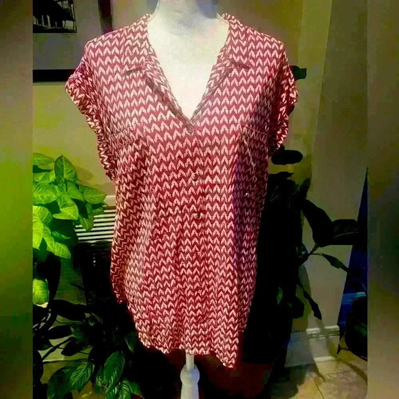 Jachs Girlfriend New York short sleeve blouse XXL excellent condition soft. - Picture 2 of 13